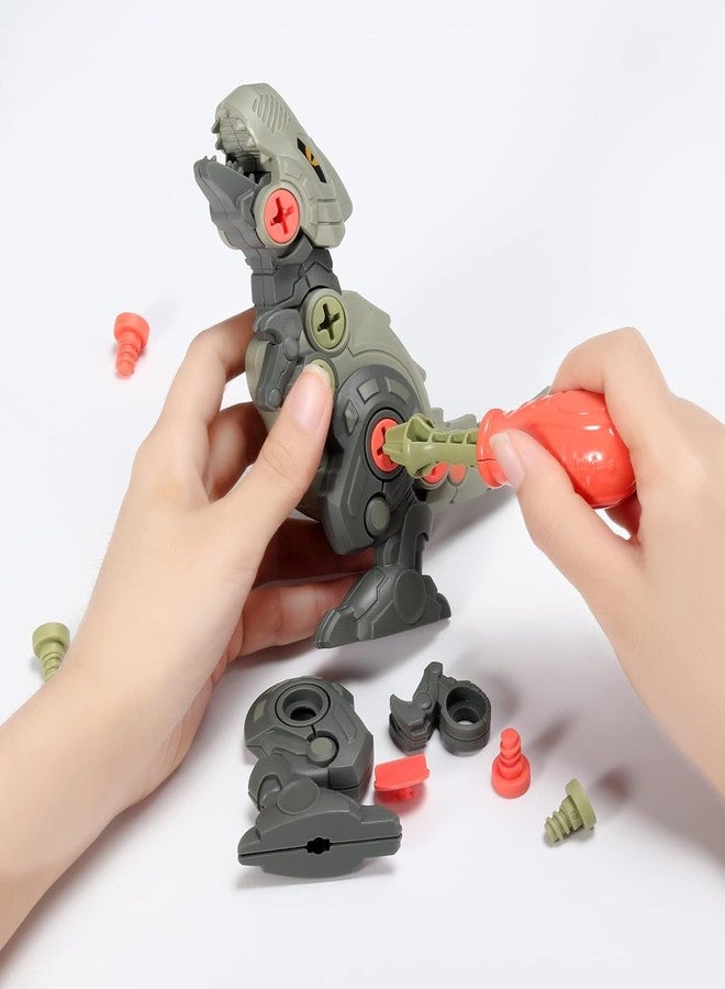 LANLOY Dinosaur Building Toys, Learning Play Kit, Educational Toys for Kids, Dinosaur Toys -Pack of 4 Dinosaurs with Screwdrivers (Multicolor & Design) - Image 2